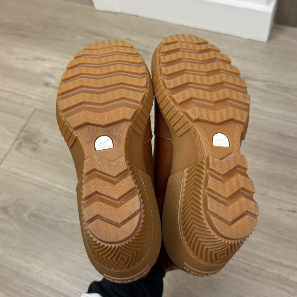 NWOB Sorel Brown‎ Ona Ave Zip Wedge Ankle Bootie